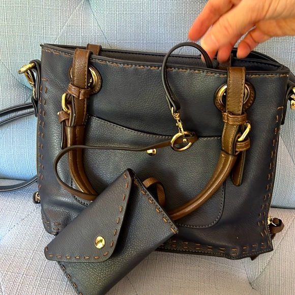 Navy Purse with Wallet NEW - Picture 2 of 5